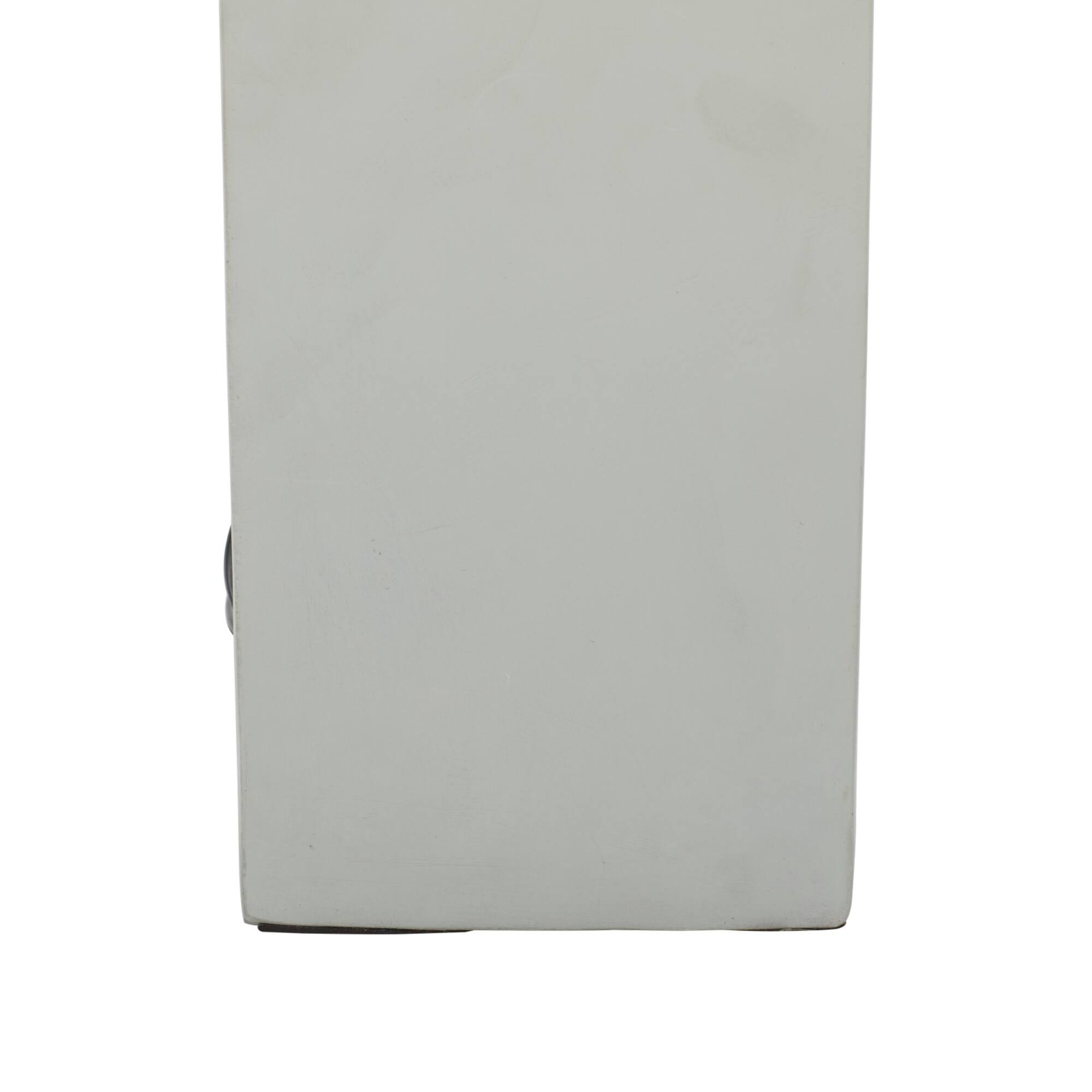 23" White Ceramic Traditional Table Lamp